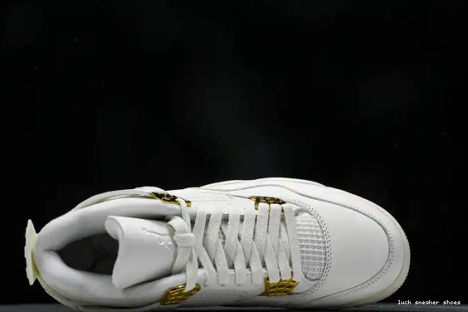 Reps LUCY Gold AQ9129-170 Metallic Retro 4 Jordan 0610